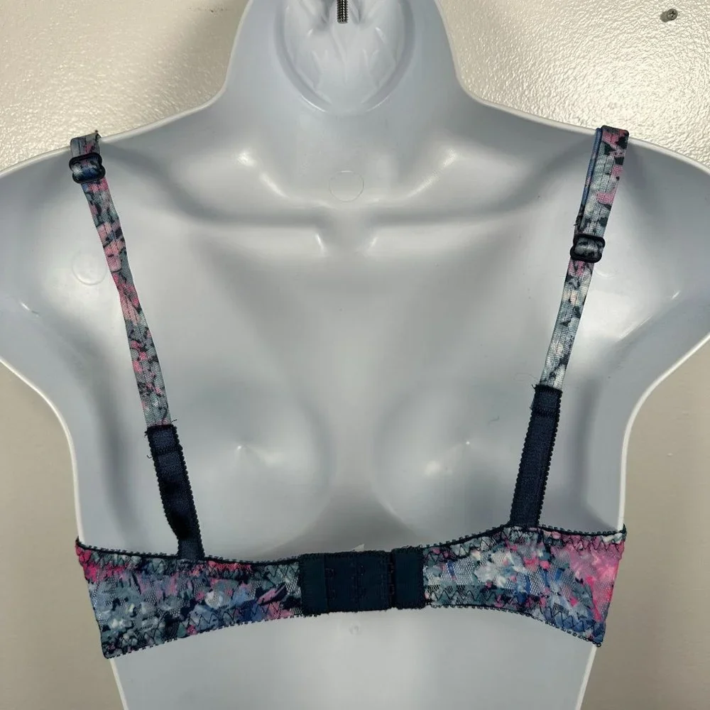 Vintage Warners‎ Lace Royale 34D 1524 Bra See Through Lace Nylon